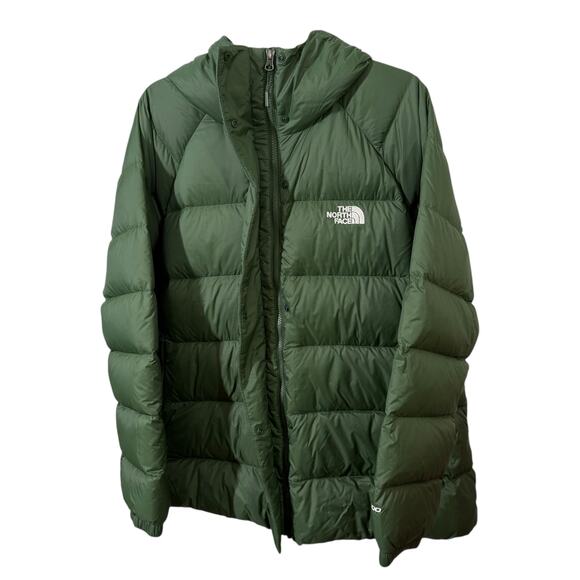 The North Face Women's Size XXL Hydrenalite Down Hoodie Puffer Jacket 600 Green - Picture 4 of 16